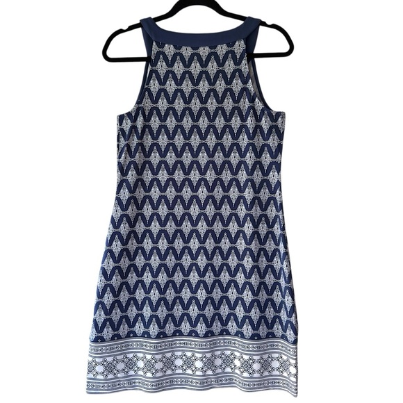 MAGNOLIA GRACE | NWOT ALHAMBRA HALTER NECK DRESS EMBROIDERED TRIM | SMALL - Picture 7 of 11